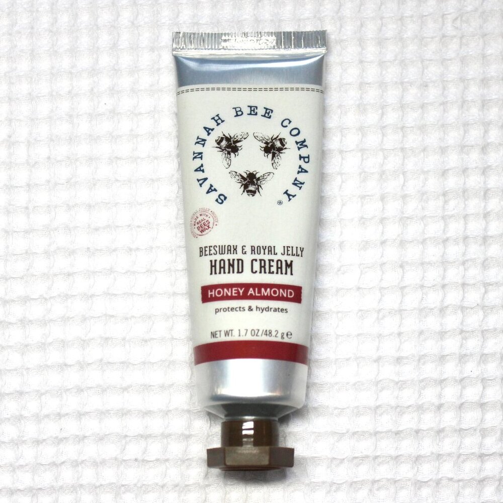 NWT Savannah Bee Company Honey Almond Beeswax and Royal Jelly Hand Cream